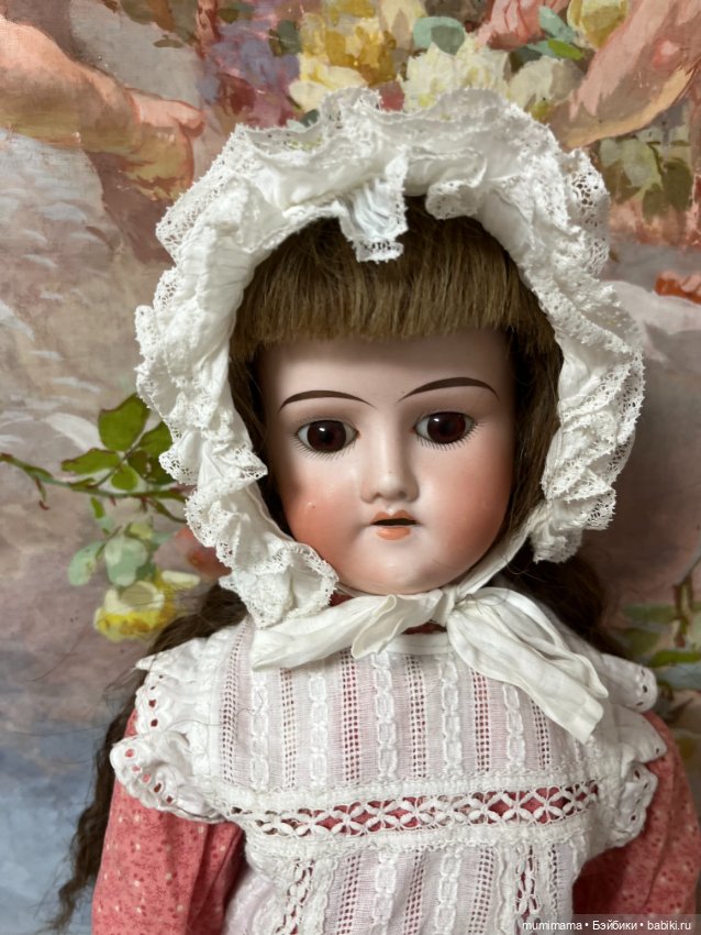 Очаровательная куколка кабинетного размера Ernst Heubach 1912 рост 39 см (фото 4)
