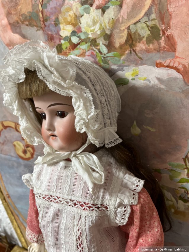 Очаровательная куколка кабинетного размера Ernst Heubach 1912 рост 39 см (фото 5)