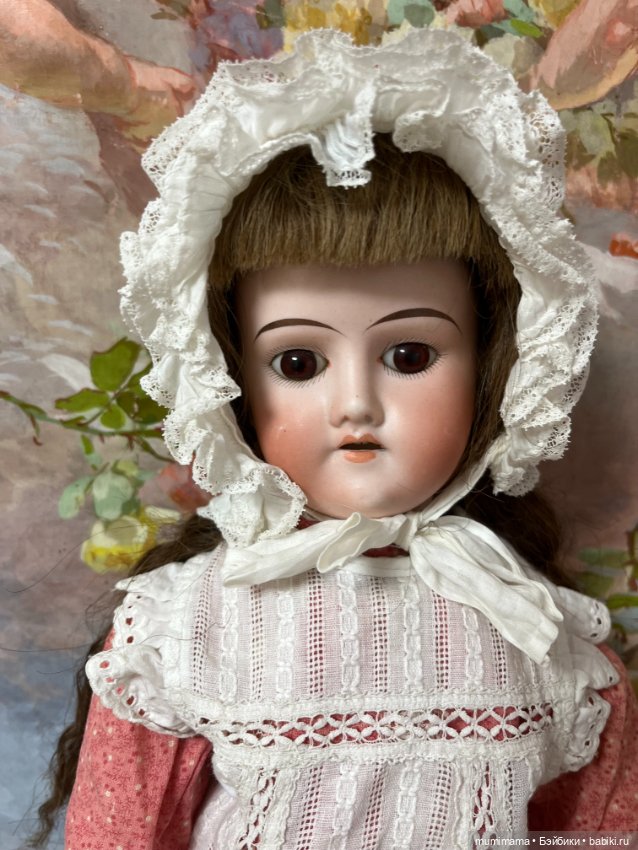Очаровательная куколка кабинетного размера Ernst Heubach 1912 рост 39 см (фото 6)