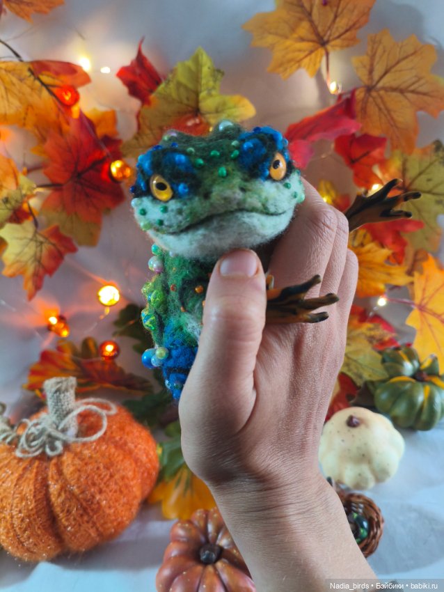 Жаболюд Хризолит — Авторские игрушки (фото 7)