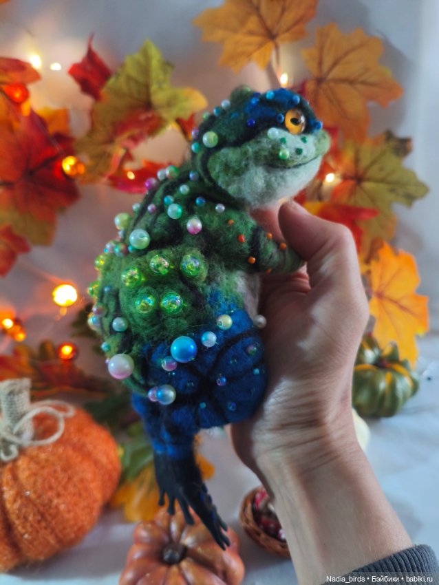 Жаболюд Хризолит — Авторские игрушки (фото 6)
