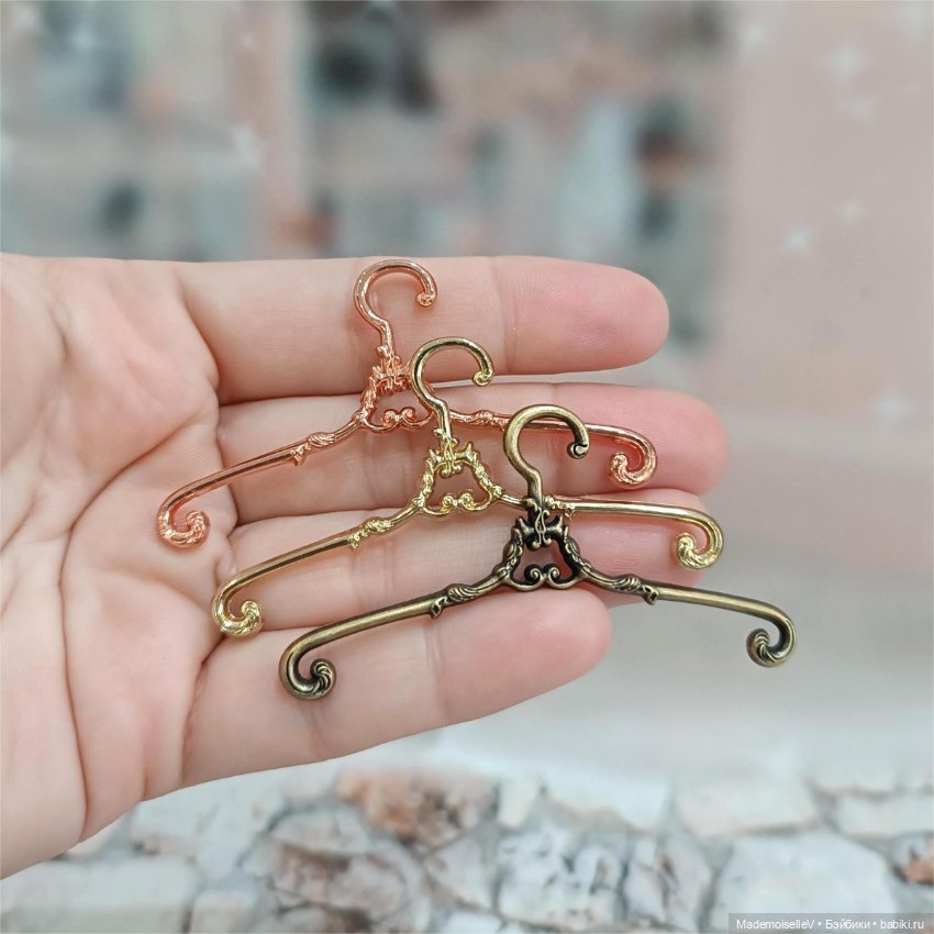 Плечики "Винтаж" бронза, золото, медь