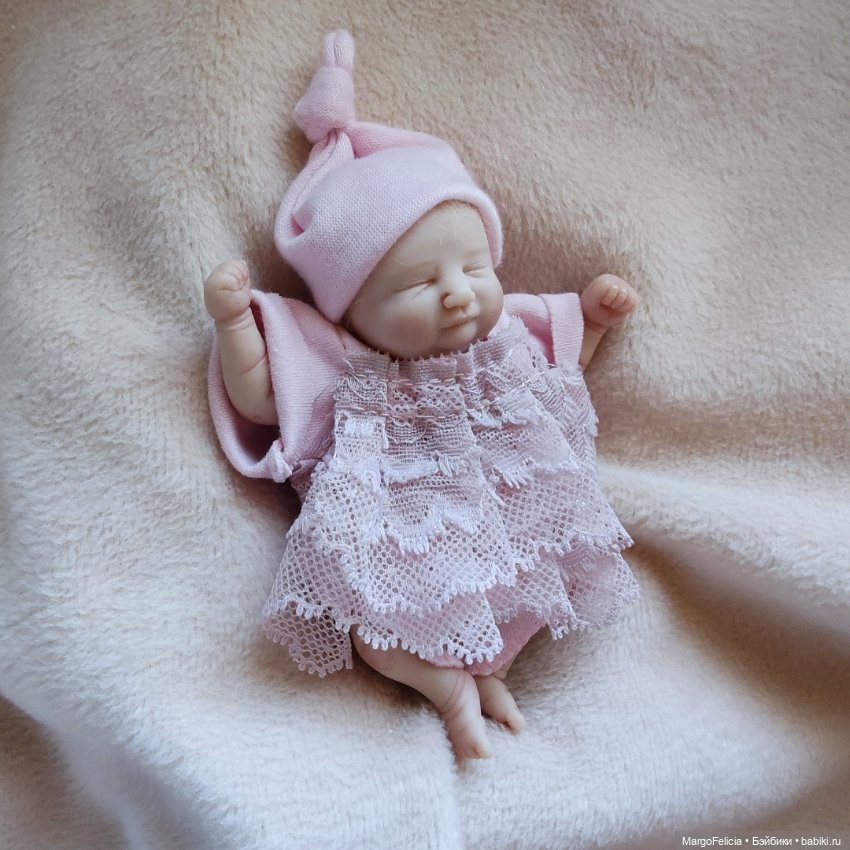 Мини реборн кукла младенец (фото 2)