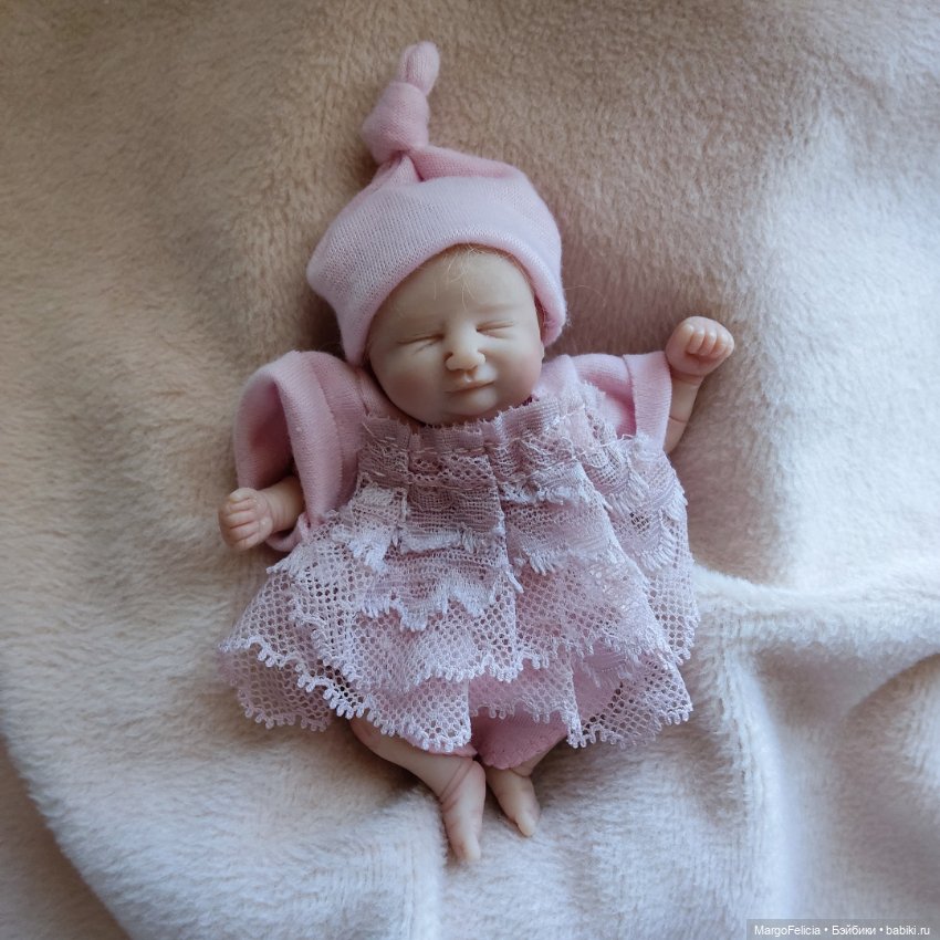 Мини реборн кукла младенец (фото 4)