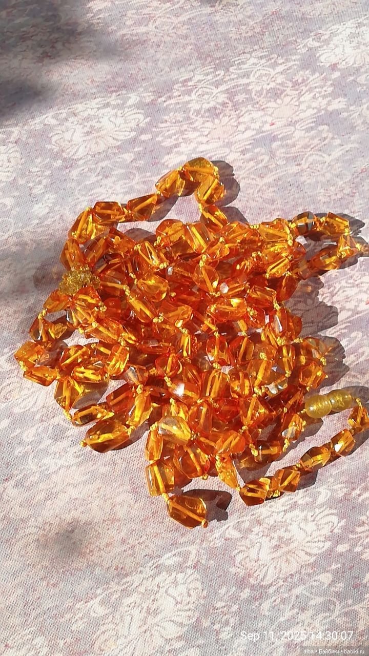 Янтарь Калининград природный Галстук (фото 5)