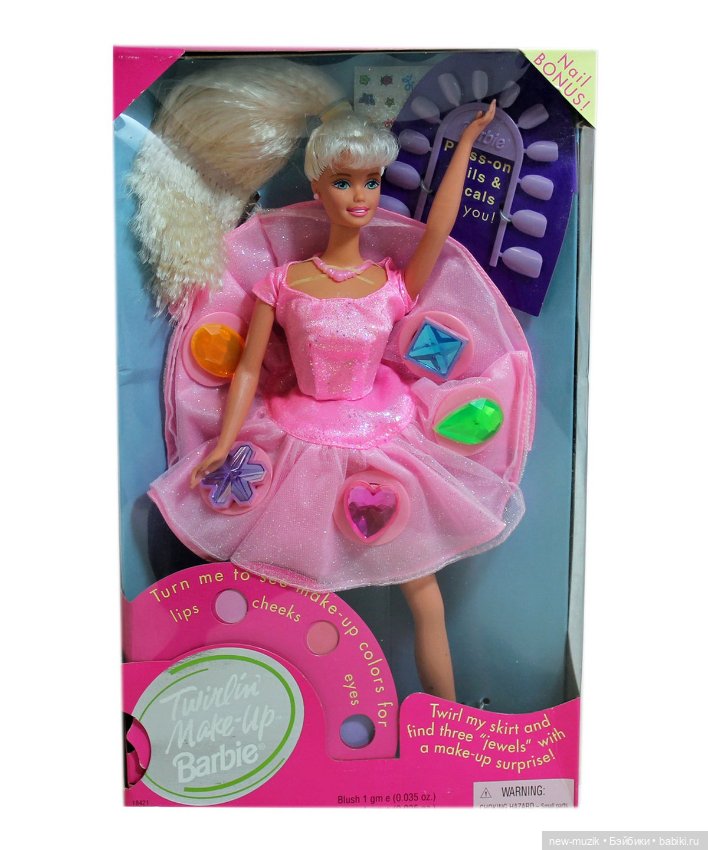 Twirlin' Make-Up Barbie 1997 (фото 8)