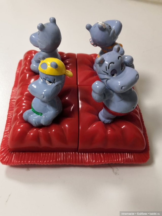 Киндер. Макси. Бегемоты на подушке. Печатающие (фото 3)