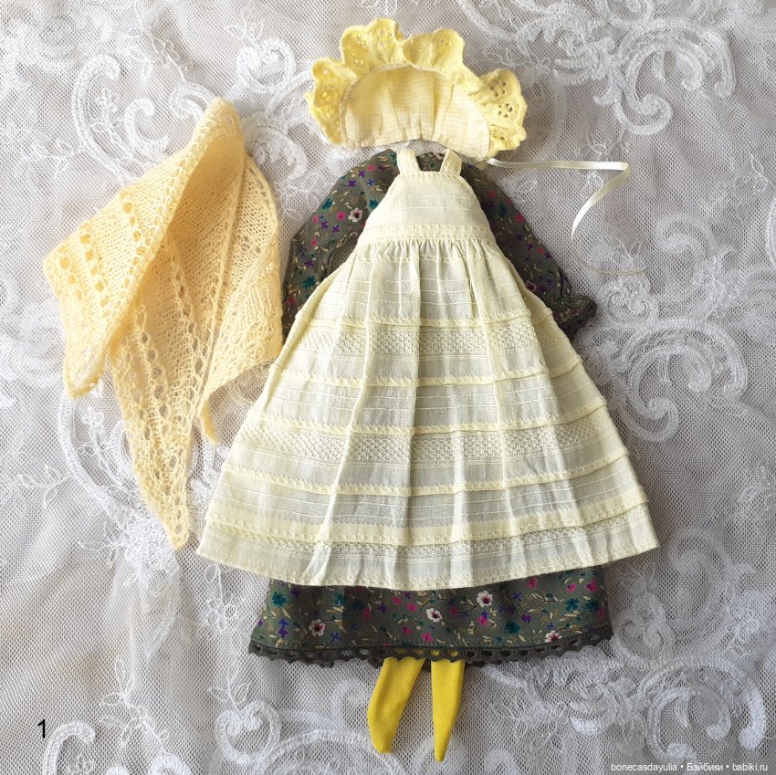 Нарядный комплект одежды для Барби Barbie в старинном стиле (фото 5)