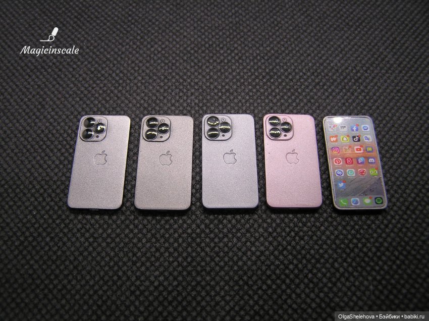 Миниатюрный iPhone для куклы (фото 7)