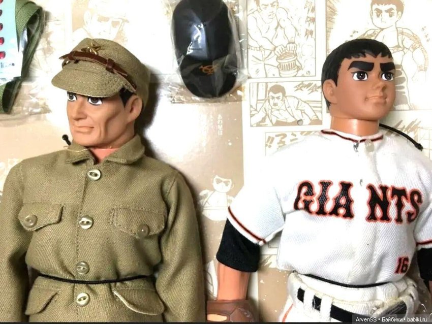 Редкий экшен парень-бейсболист из сета Kyojin no Hoshi Star of the Giants GI Joe Hasbro (фото 6)