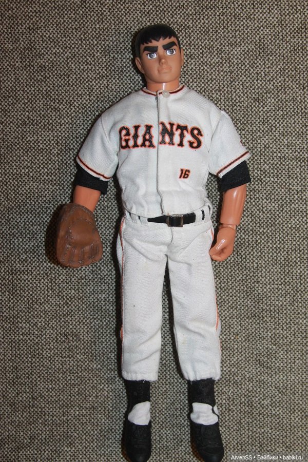 Редкий экшен парень-бейсболист из сета Kyojin no Hoshi Star of the Giants GI Joe Hasbro