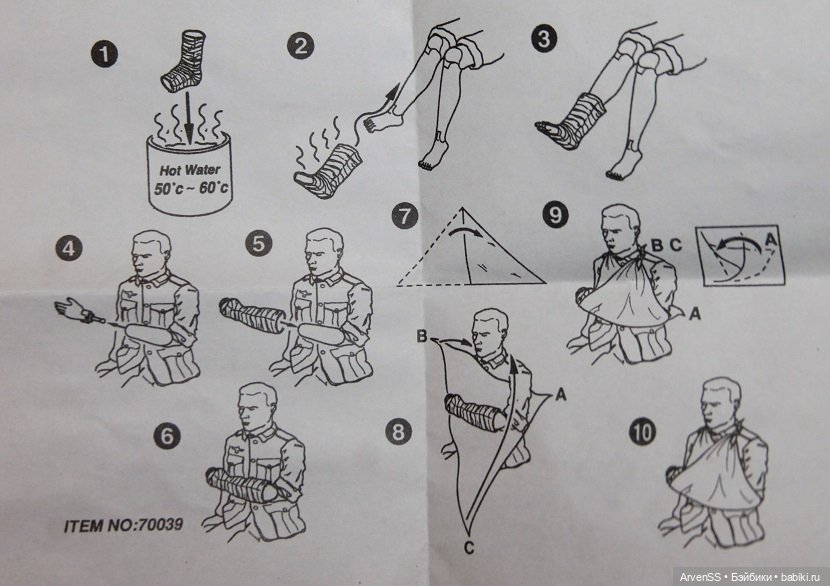 Винтажная шарнирная медсестра с аксессуарами (фото 2)