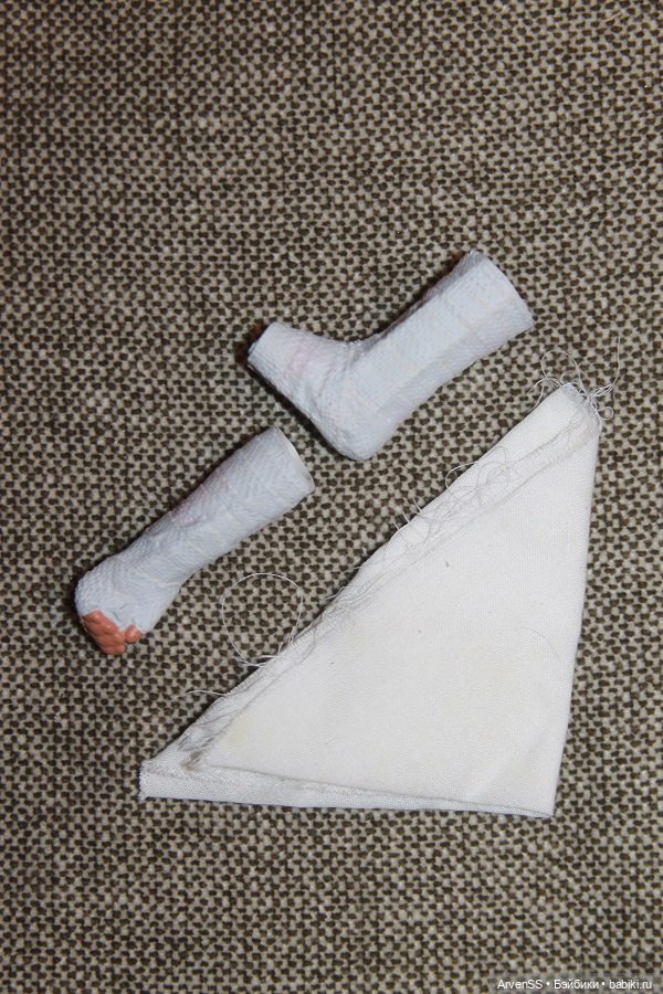 Винтажная шарнирная медсестра с аксессуарами (фото 3)