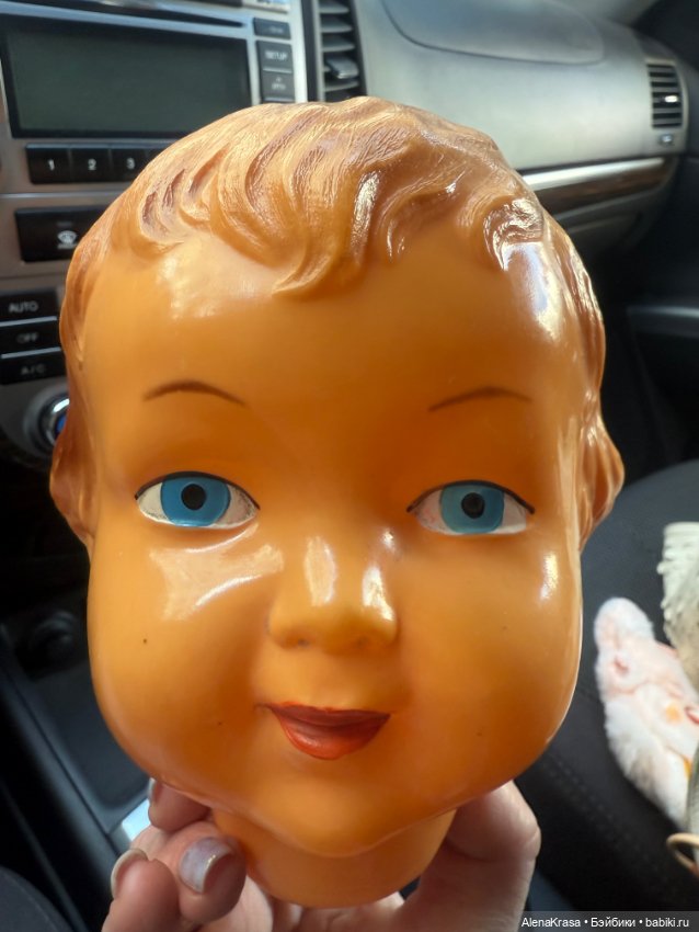Голова куклы ссср целлулоид (фото 3)