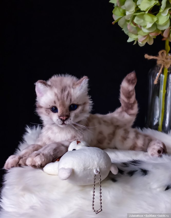 Бенгал. Мягкая игрушка котенок (фото 3)