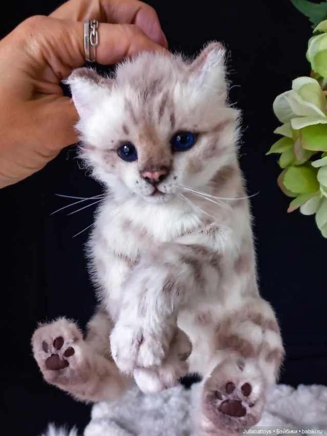 Бенгал. Мягкая игрушка котенок (фото 8)