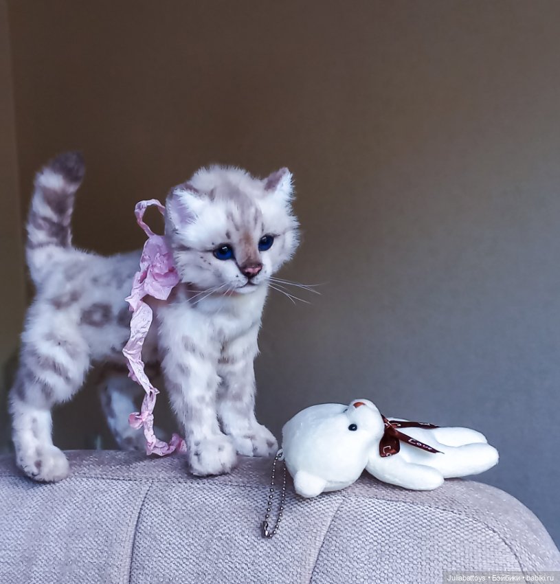 Бенгал. Мягкая игрушка котенок (фото 6)