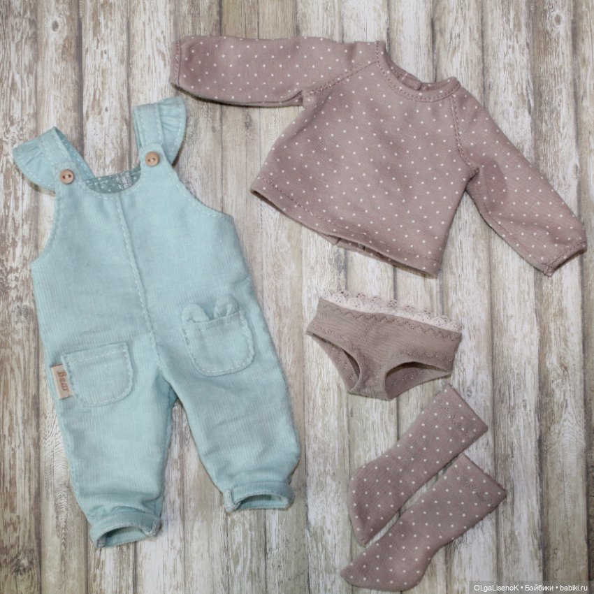 Комплекты с комбезами для пельмешек Meadowdolls Dumplings 28 см (фото 8)