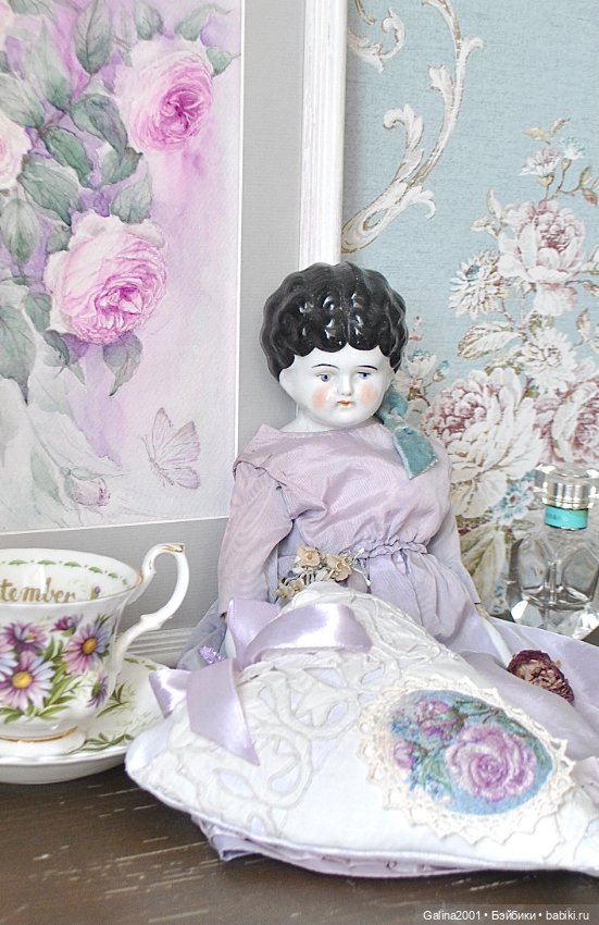 Антикварная кукла China doll