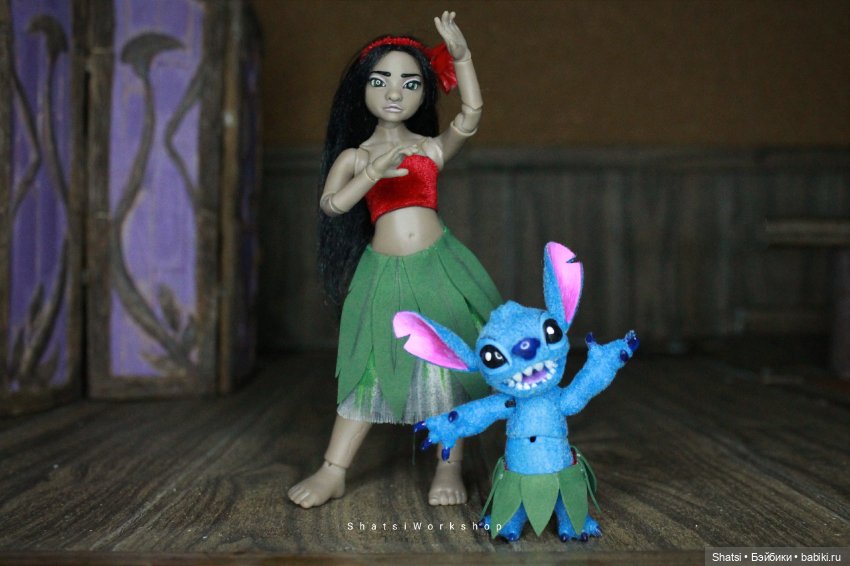 Лило и Стич — Авторские куклы (фото 2)