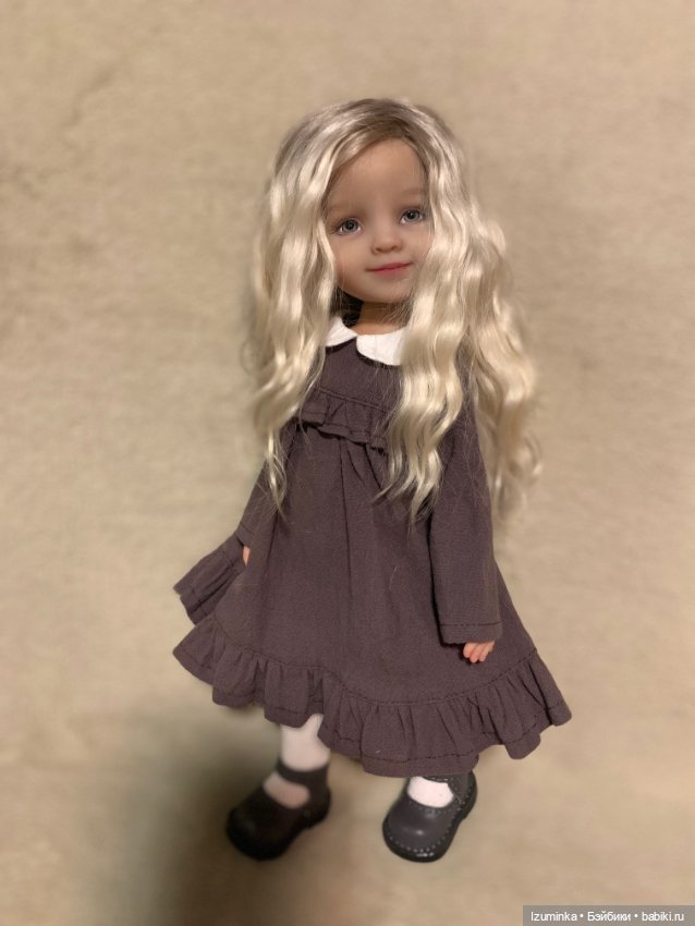 Парик натуральный для кукол Дианы Эфнер (Dianna Effner) (фото 2)