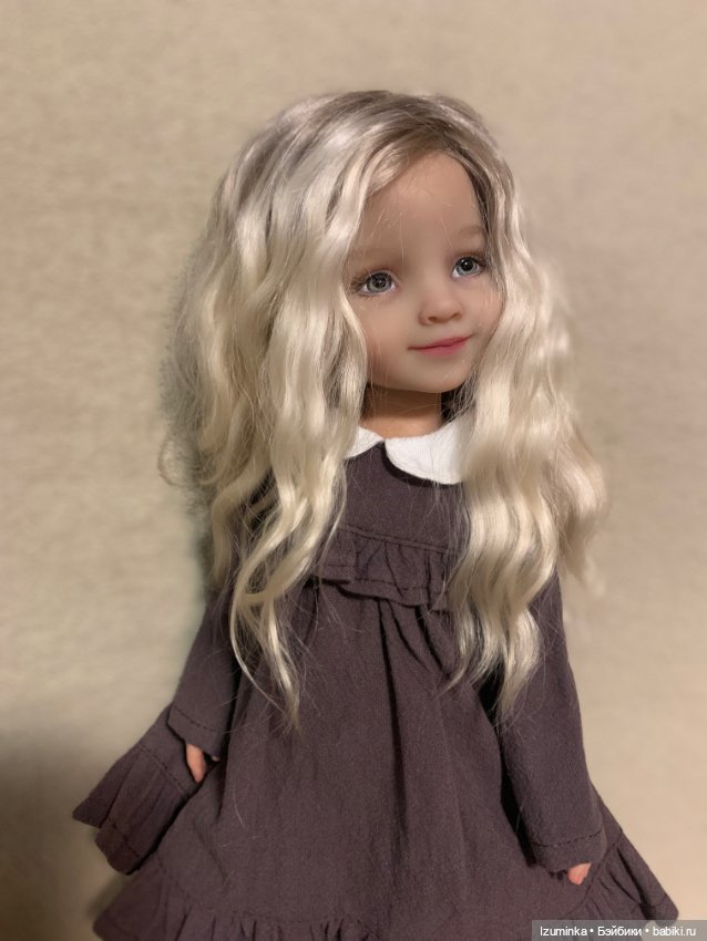 Парик натуральный для кукол Дианы Эфнер (Dianna Effner) (фото 6)