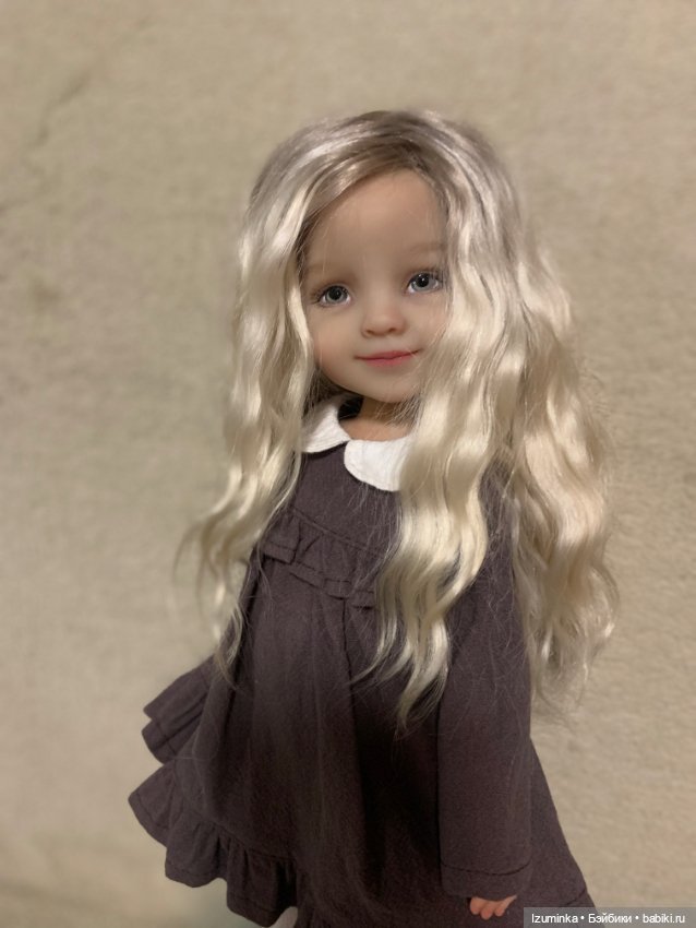 Парик натуральный для кукол Дианы Эфнер (Dianna Effner) (фото 4)