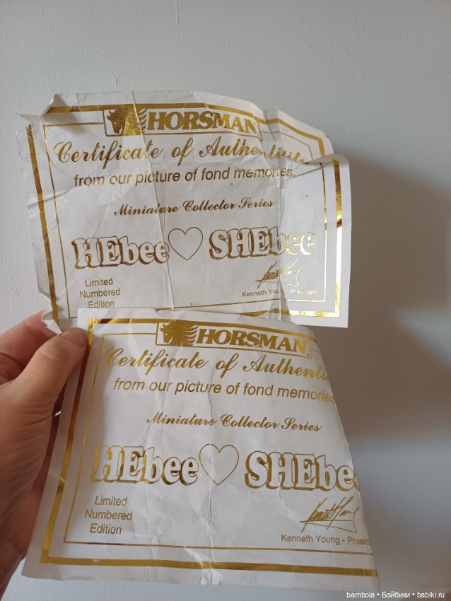 Малыши Hebee и Shebee от Horsman . Лимитированный выпуск 95г . Мини версия (фото 4)