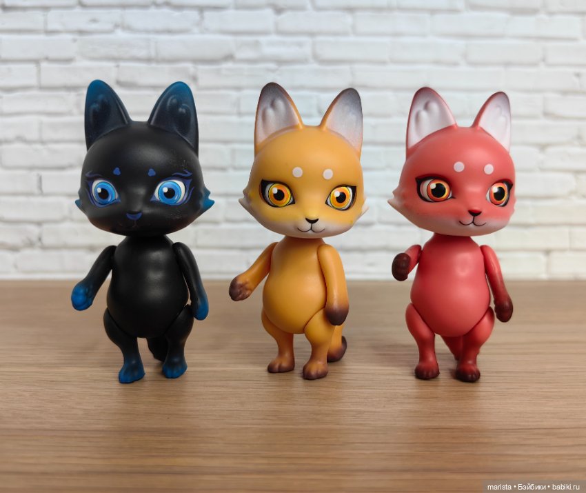 Лисички гасяпоны — Коллекционные фигурки