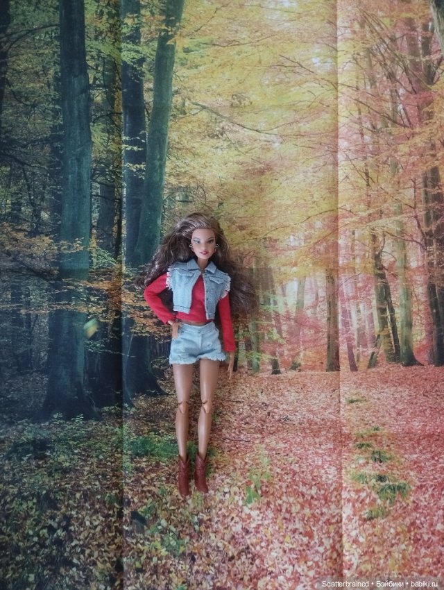 Осенние фотофоны для Барби и других кукол (фото 5)