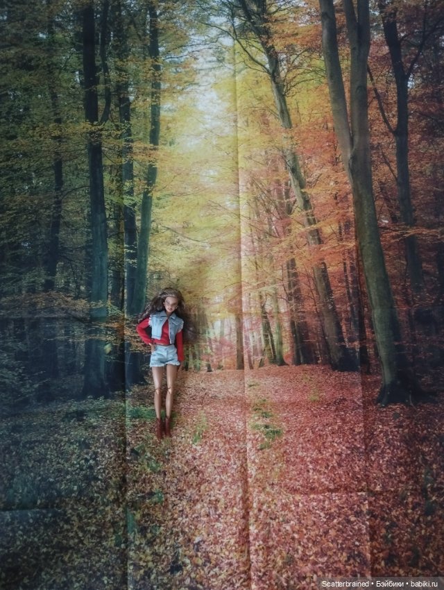 Осенние фотофоны для Барби и других кукол (фото 6)