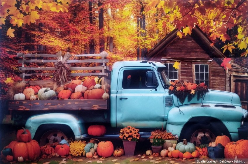 Осенние фотофоны для Барби и других кукол (фото 7)