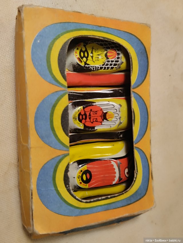 Набор гоночных автомобилей СССР в родной коробке