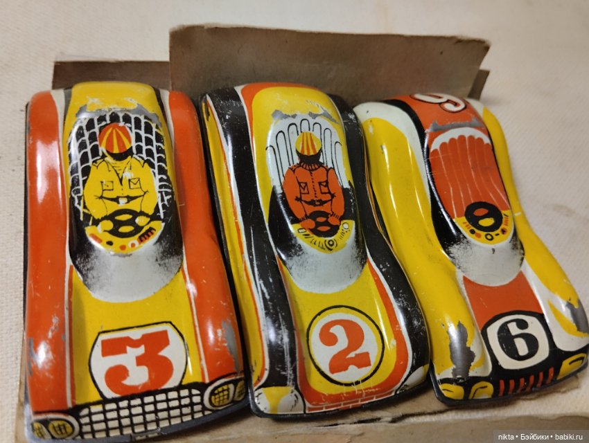 Набор гоночных автомобилей СССР в родной коробке (фото 2)