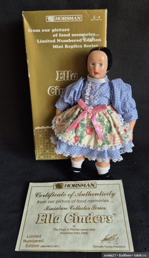 Американская кукла mini Ella Cinders серии Horsman (фото 10)