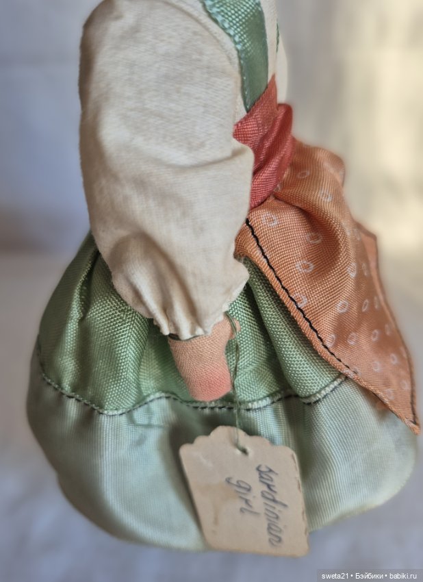 Антикварная итальянская кукла Lenci-type (фото 8)