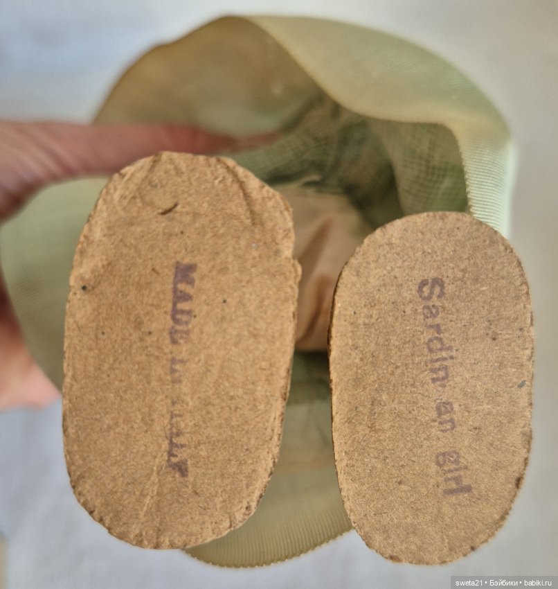 Антикварная итальянская кукла Lenci-type