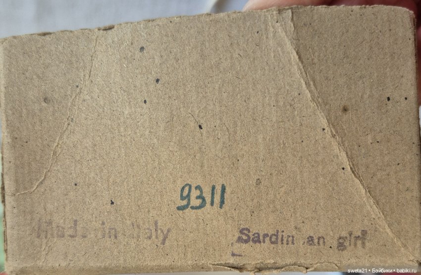 Антикварная итальянская кукла Lenci-type