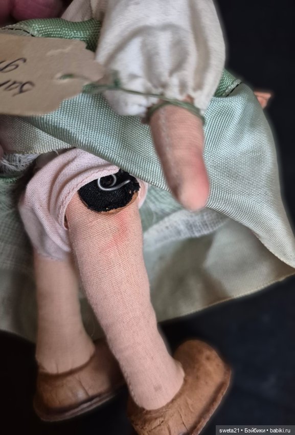 Антикварная итальянская кукла Lenci-type