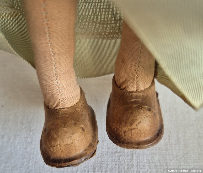 Антикварная итальянская кукла Lenci-type