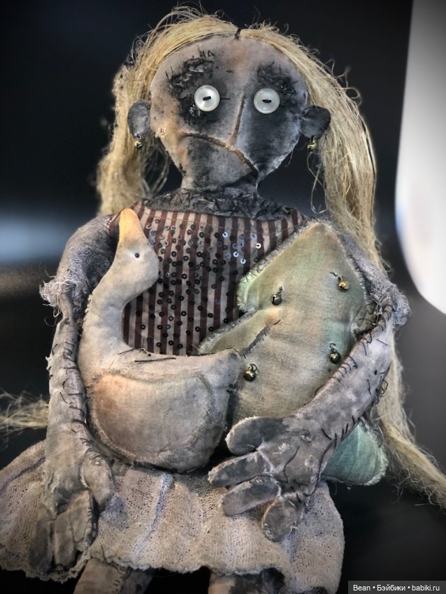Чердачная кукла примитив ручная работа (фото 3)