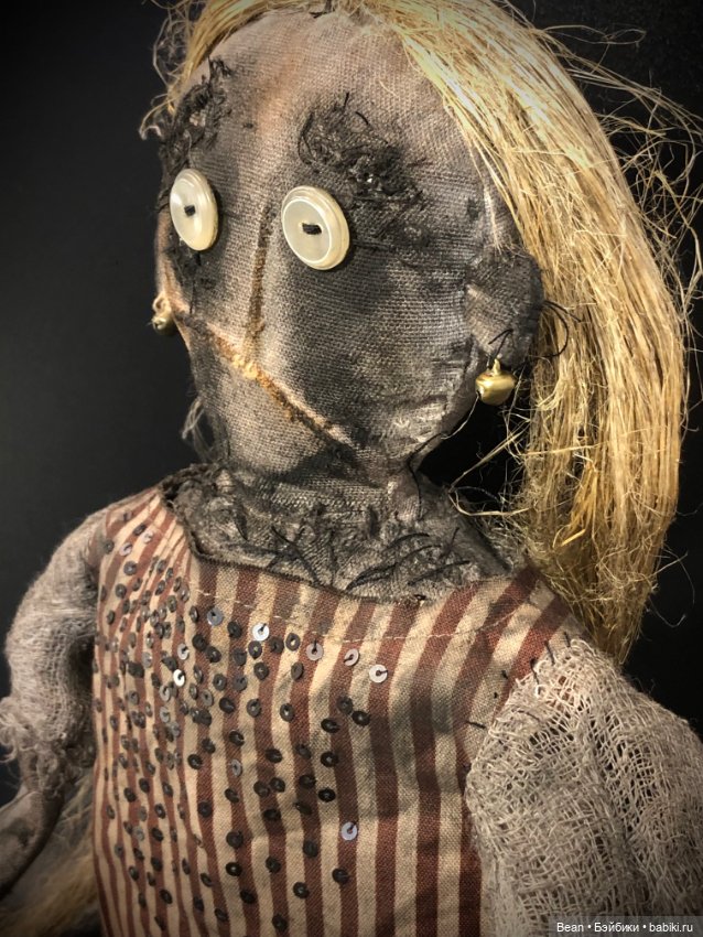 Чердачная кукла примитив ручная работа (фото 7)