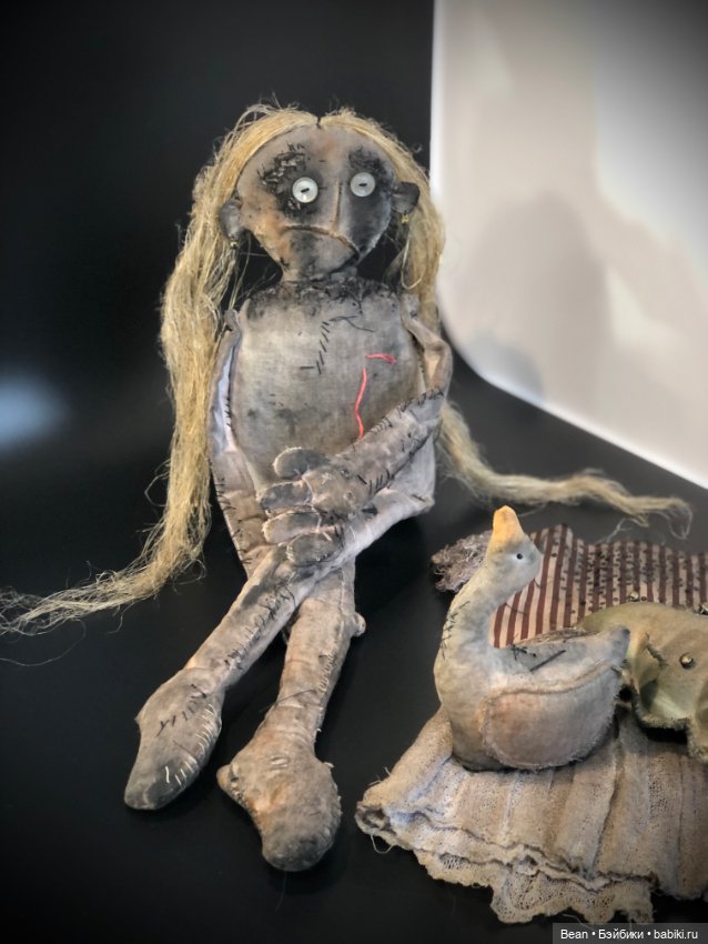 Чердачная кукла примитив ручная работа (фото 8)