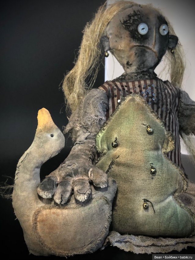Чердачная кукла примитив ручная работа (фото 5)