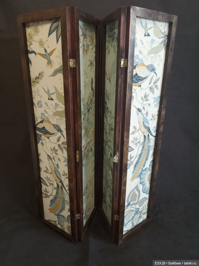 Ширма для кукол — Кукольная мебель (фото 5)