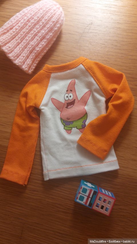 Кофта лонгслив 1/4 новая — Одежда для BJD (фото 3)