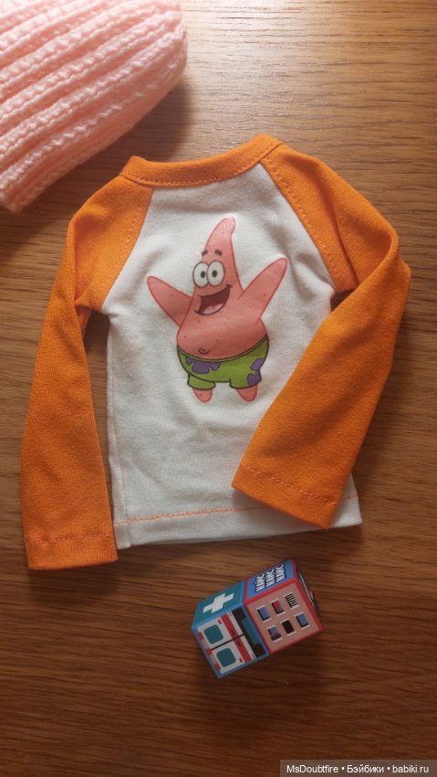 Кофта лонгслив 1/4 новая — Одежда для BJD (фото 2)