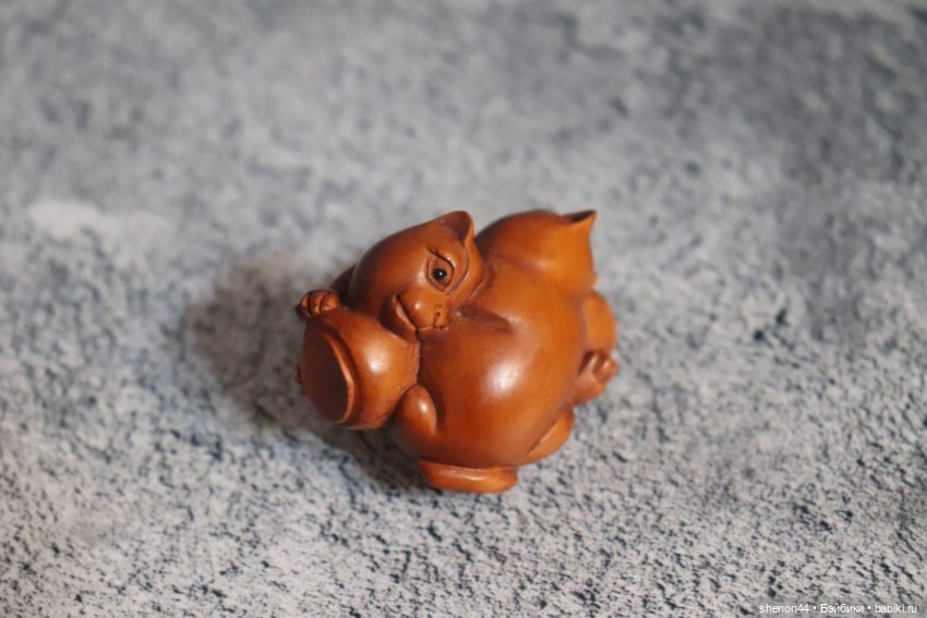 Нэцкэ "Играющие котята". Винтаж (фото 3)