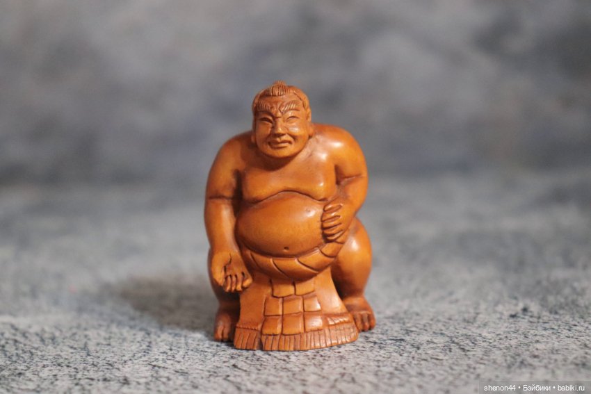 Нэцкэ "Борец сумо". Винтаж
