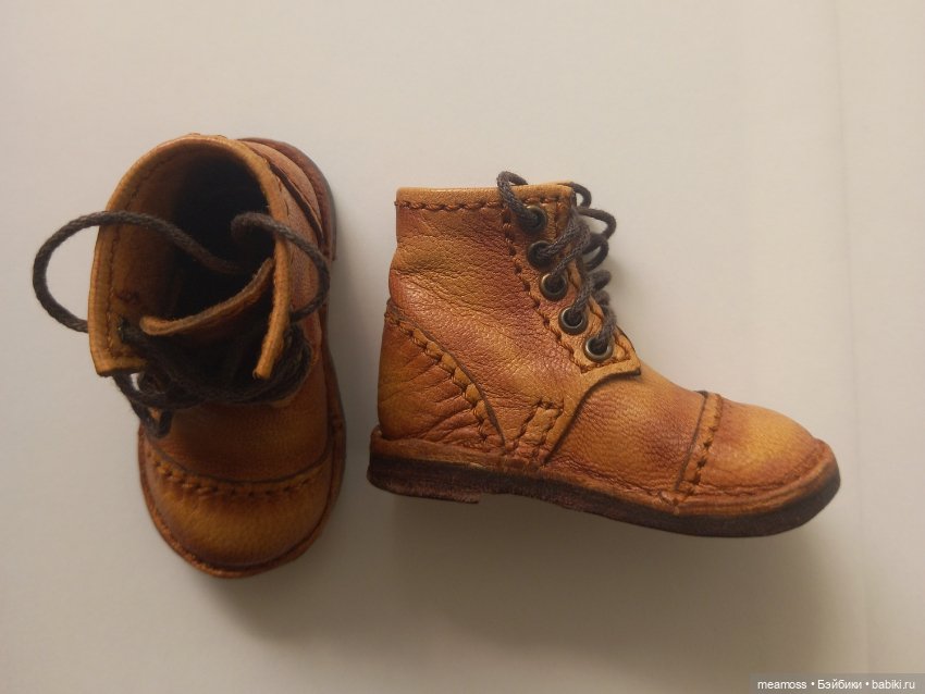 Кожаные ботинки на MSD — Обувь для BJD (фото 2)